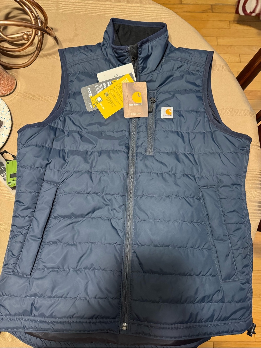 Carhartt Kids Slate Blue Quilted Puffer Vest